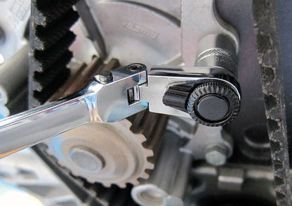 Laser Tools 6744 Flexi-Head Ratchet & Bit Driver 1/4"D Laser Tools