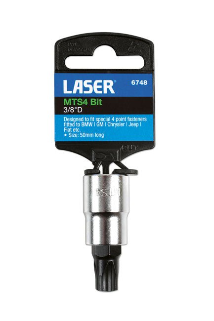 Laser Tools 6748 Mortorq Socket Bit 3/8"D MTS4 Laser Tools