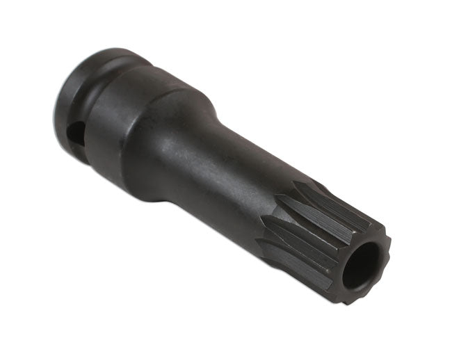 Laser Tools 6749 Long Impact Tamperproof Spline Socket Bit Set 1/2"D 8pc Laser Tools