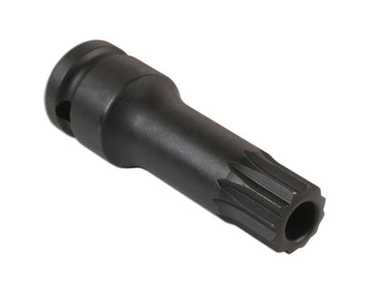 Laser Tools 6749 Long Impact Tamperproof Spline Socket Bit Set 1/2"D 8pc Laser Tools