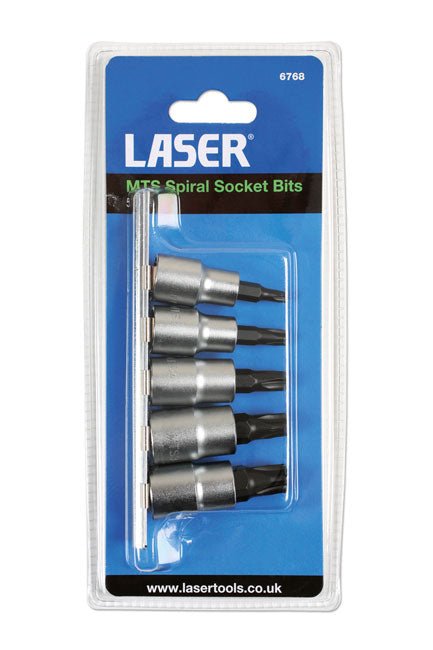 Laser Tools 6768 Mortorq Socket Bit Set 3/8"D 5pc Laser Tools
