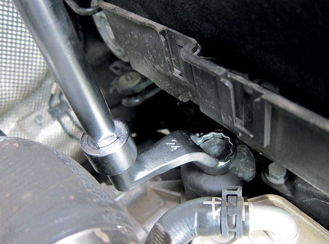 Laser Tools 6774 Oil Filter Wrench, Short 1/2"D 24mm - for DSG, VAG Laser Tools