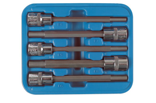 Laser Tools 6782 Long Series Star Socket Set 3/8"D 5pc Laser Tools