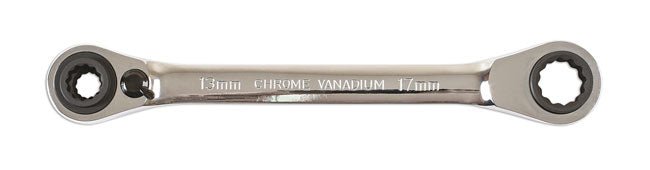 Laser Tools 6801 Reversible Ratchet Spanner 4-in-1 Laser Tools