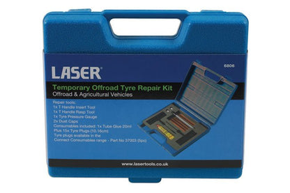 Laser Tools 6806 Temporary Off-Road Tyre Repair Kit Laser Tools