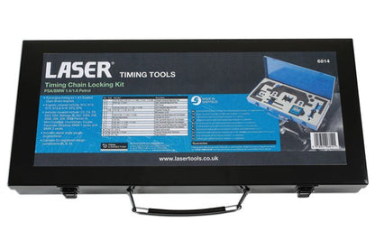 Laser Tools 6814 Timing Chain Locking Kit - for PSA, BMW 1.4, 1.6 Petrol Laser Tools