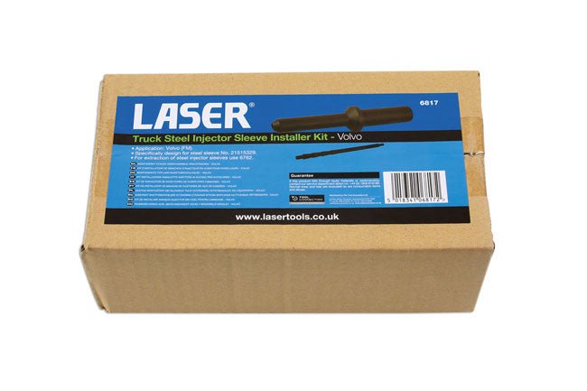 Laser Tools 6817 Truck Steel Injector Sleeve Installer Kit - for Volvo Laser Tools