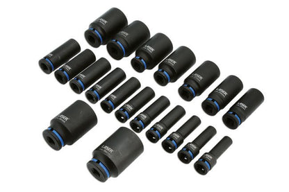 Laser Tools 6830 Deep Impact Socket Set 1/2"D 20pc Laser Tools