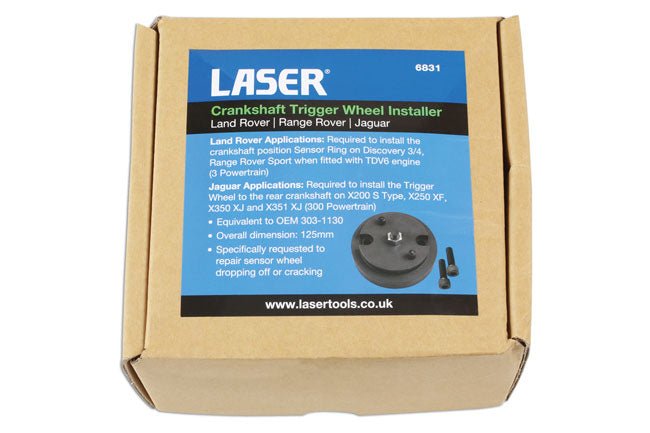 Laser Tools 6831 Crankshaft Trigger Wheel Installer - for JLR Laser Tools