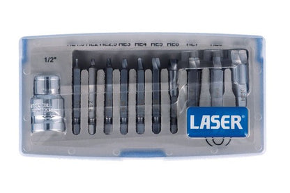 Laser Tools 6845 Damaged Cap Head Bolt/Screw Extractor Set 11pc Laser Tools