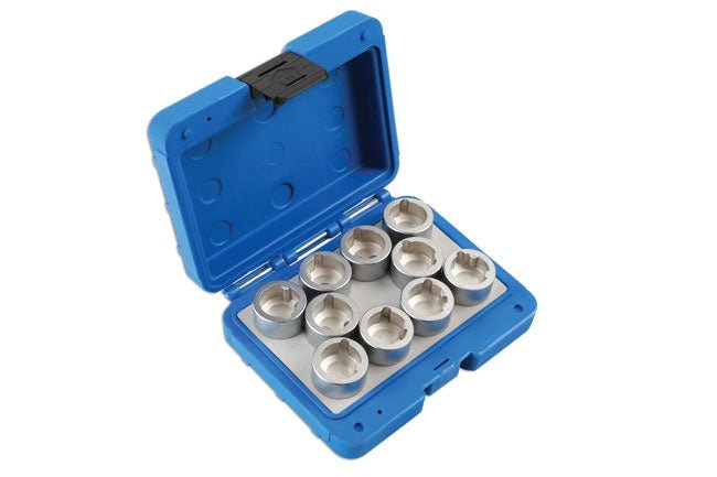 Laser Tools 6859 Locking Wheel Nut Key Set 10pc - for Land Rover Laser Tools