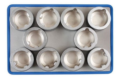 Laser Tools 6859 Locking Wheel Nut Key Set 10pc - for Land Rover Laser Tools