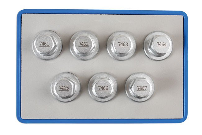 Laser Tools 6860 Locking Wheel Nut Key Set 7pc - for Vauxhall, Opel Laser Tools
