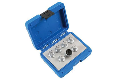 Laser Tools 6860 Locking Wheel Nut Key Set 7pc - for Vauxhall, Opel Laser Tools