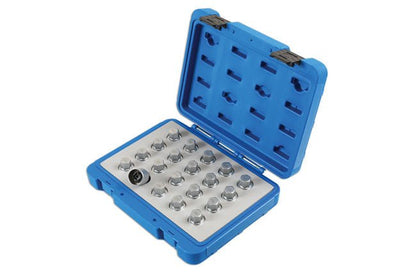 Laser Tools 6862 Locking Wheel Nut Key Set 20pc - for Vauxhall, Opel Laser Tools