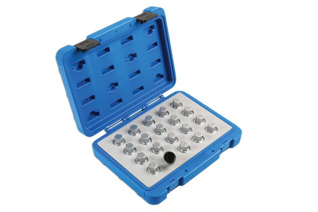 Laser Tools 6862 Locking Wheel Nut Key Set 20pc - for Vauxhall, Opel Laser Tools