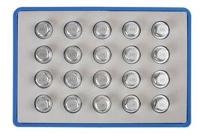 Laser Tools 6863 Locking Wheel Nut Key Set 20pc - for Vauxhall, Opel Laser Tools