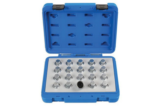 Laser Tools 6863 Locking Wheel Nut Key Set 20pc - for Vauxhall, Opel Laser Tools