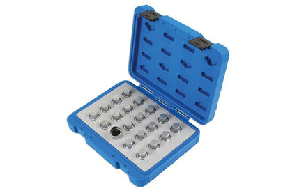 Laser Tools 6863 Locking Wheel Nut Key Set 20pc - for Vauxhall, Opel Laser Tools