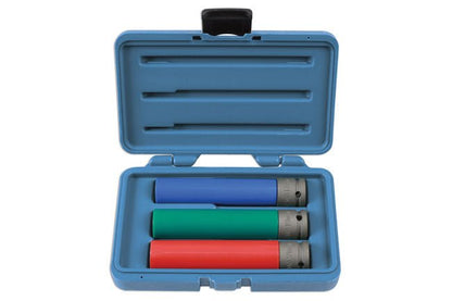 Laser Tools 6866 Alloy Wheel Nut Socket Set - Extra Long Laser Tools