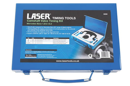 Laser Tools 6896 Timing Kit - for Mercedes-Benz 1.8, 2.1, 2.2 Diesel Laser Tools