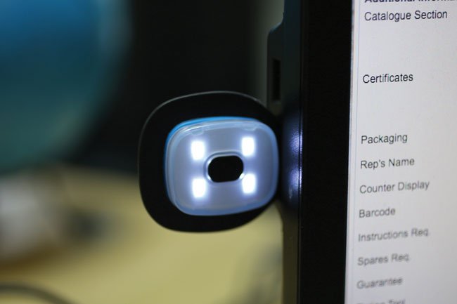 Laser Tools 6899 Laser Tools Racing Beanie Hat with Rechargeable Lamp Laser Tools