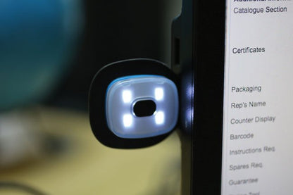 Laser Tools 6899 Laser Tools Racing Beanie Hat with Rechargeable Lamp Laser Tools