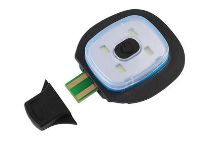 Laser Tools 6899 Laser Tools Racing Beanie Hat with Rechargeable Lamp Laser Tools