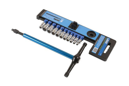 Laser Tools 6902 T-Handle Alldrive Socket Set 1/4"D 11pc Laser Tools