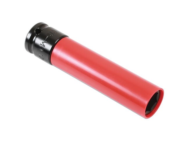 Laser Tools 6908 Alloy Wheel Nut Socket 17mm x 130mm Laser Tools