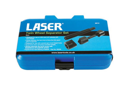 Laser Tools 6914 Twin Wheel Separator Set 4pc Laser Tools