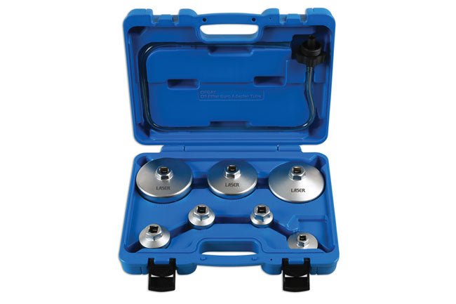 Laser Tools 6932 Oil Filter Wrench Set 8pc Laser Tools