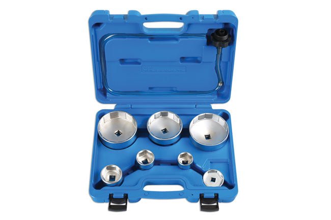 Laser Tools 6932 Oil Filter Wrench Set 8pc Laser Tools