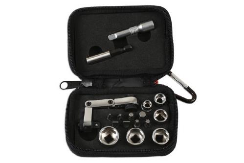 Laser Tools 6945 Mini Flexi Ratchet Socket and Bit Set 17pc Laser Tools