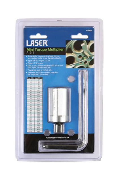 Laser Tools 6948 Mini Torque Multiplier 3.4 to 1 Laser Tools