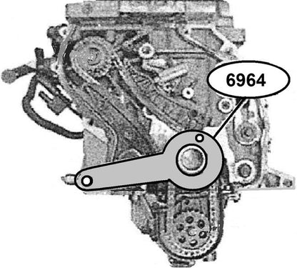 Laser Tools 6964 Crankshaft Positioning Tool - for BMW N47 Diesel Laser Tools