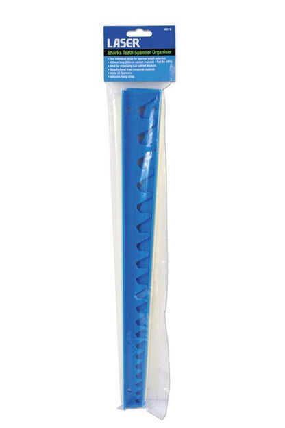 Laser Tools 6975 Sharks Teeth Spanner Organiser - 20 Spanners Laser Tools