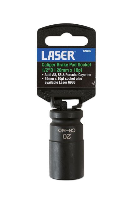 Laser Tools 6985 Caliper Brake Socket 20mm x 10pt Laser Tools