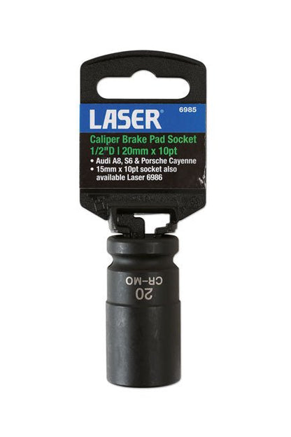 Laser Tools 6985 Caliper Brake Socket 20mm x 10pt Laser Tools