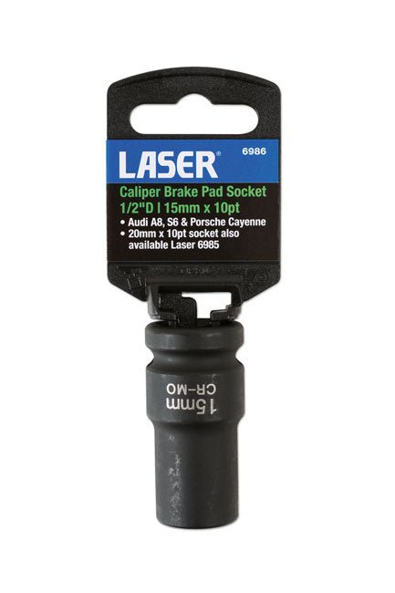 Laser Tools 6986 Caliper Brake Socket 15mm x 10pt Laser Tools