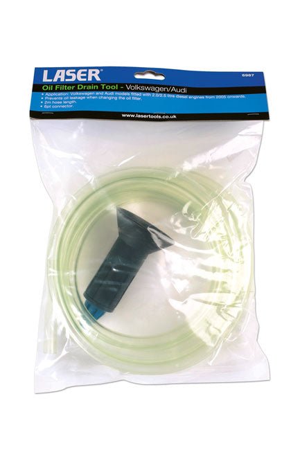 Laser Tools 6987 Oil Filter Drain Tool - for VAG Laser Tools
