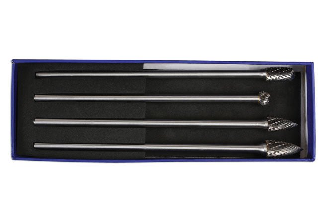 Laser Tools 6988 Tungsten Carbide Burr Set 4pc Laser Tools
