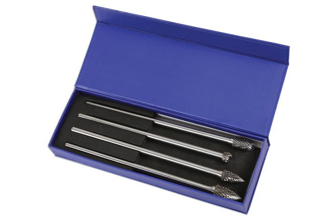 Laser Tools 6988 Tungsten Carbide Burr Set 4pc Laser Tools