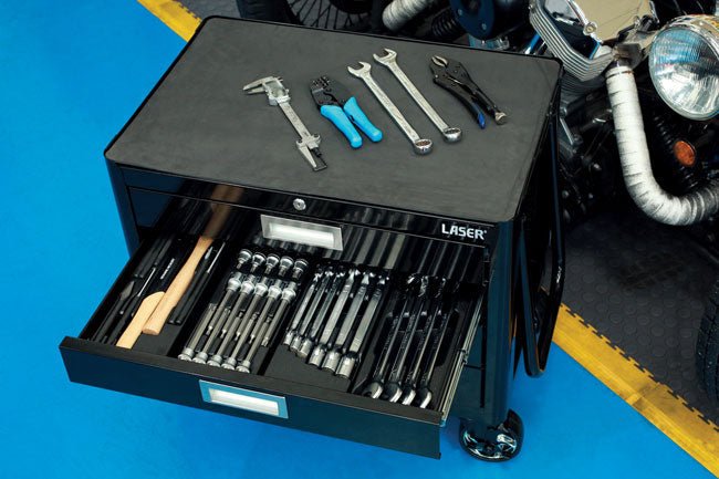 Laser Tools 6990 Workshop Trolley - 4 Drawers Laser Tools