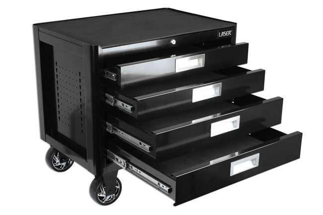 Laser Tools 6990 Workshop Trolley - 4 Drawers Laser Tools