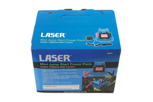 Laser Tools 6994 Mini Jump Start Power Pack Laser Tools