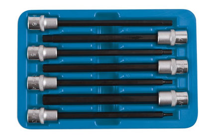 Laser Tools 6995 Extra Long Hex Socket Bit Set 3/8"D 7pc Laser Tools