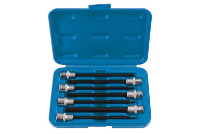 Laser Tools 6995 Extra Long Hex Socket Bit Set 3/8"D 7pc Laser Tools