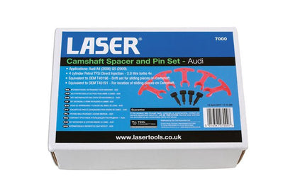 Laser Tools 7000 Camshaft Spacer and Pin Set - for VAG Laser Tools