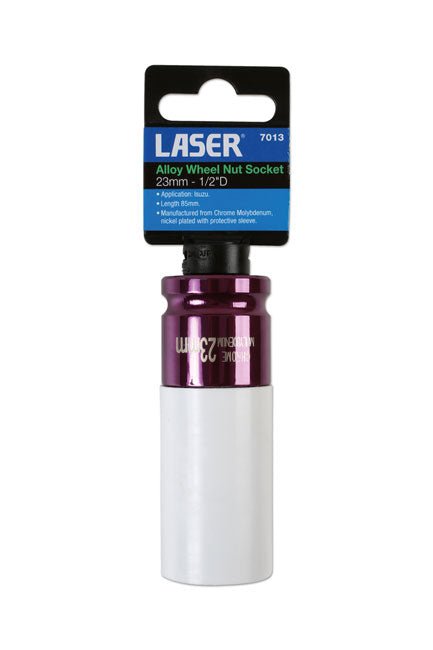 Laser Tools 7013 Alloy Wheel Nut Socket 23mm Laser Tools